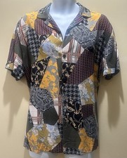 Men s Short Sleeve Dress Shirt Sz M