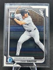 Casey Saucke 2024 MLB Topps Bowman Draft Chrome Base 1st Bowman#BDC-33 White Sox