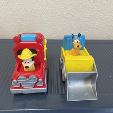 Just Play Disney Junior Mickey Mouse Red Fire Engine Truck Toy  Plutos Plow