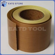 High-Temp 662  PTFE Teflon Tape 5" 33ft 250um Thicker Adhesive Fiberglass
