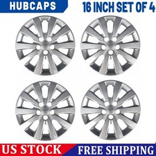 16 Set Of 4 Wheel Covers Full Rim Snap On Hubcaps For 2013-2019 Nissan Sentra