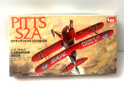 1983 LS PITTS S2A CANADIAN REDS SKIL POWER TOOLS AEROBATIC TEAM 1/72 KIT # A 192