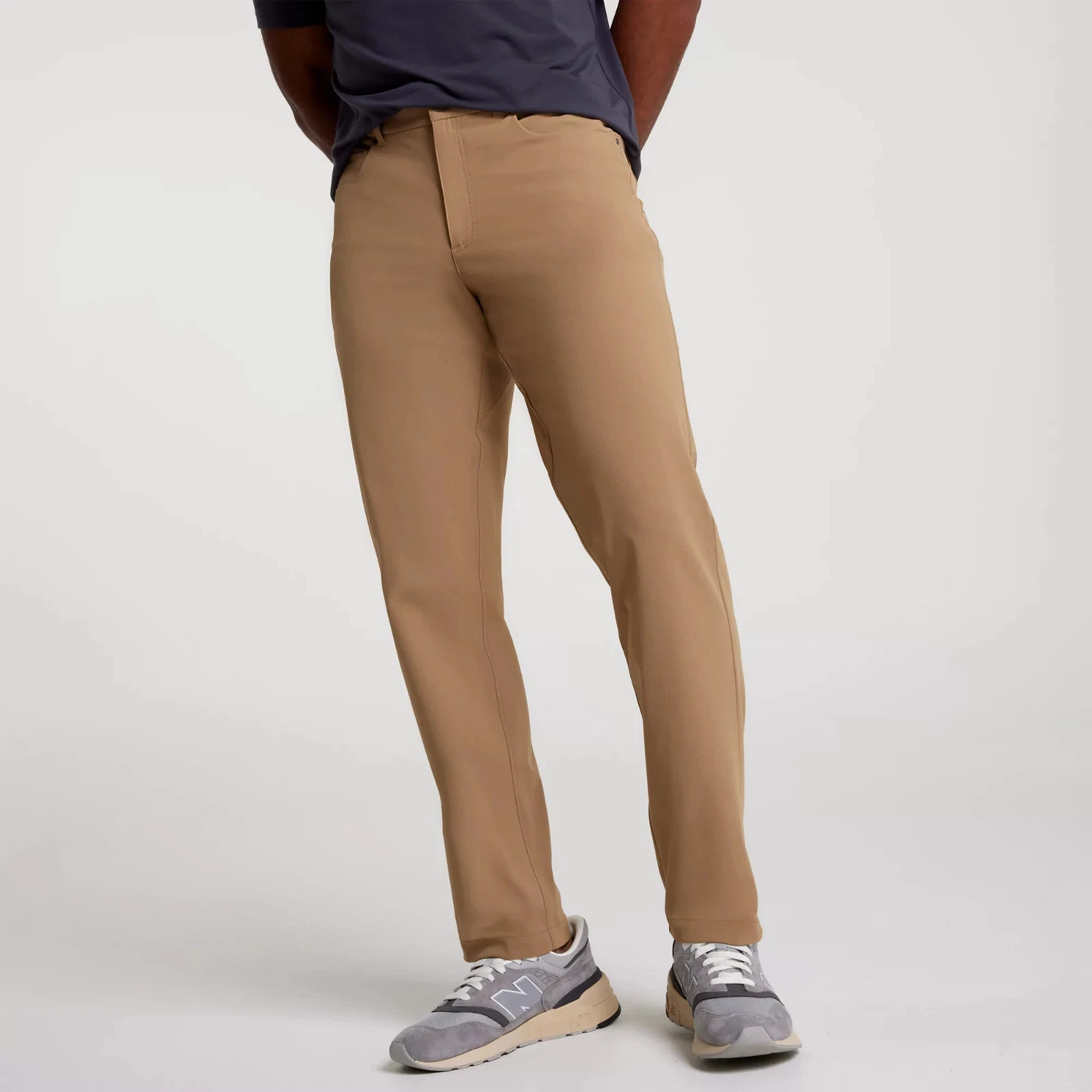 VRST Men's Limitless Slim Fit 5 Pocket 4-Way Stretch Pants 34x34 Stone NWT $88