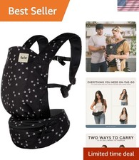 Lightweight Ripstop Nylon Baby Carrier with Storage Pouch for Toddlers 12-30lbs