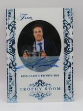 2025-26 Flair ANDERS LEE #TR-12 Trophy Room Auto /99 New York Islanders