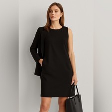 Vince – Little Black Sleeveless Shift Dress – Sz 12