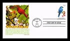 DR JIM STAMPS US COVER SONGBIRDS MOUNTAIN BLUEBIRD FDC PANDA CACHET