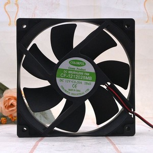 1 pcs COLORFUL 12V 0.28A CF-1212025MB motherboard 12 cm power supply fan. #to