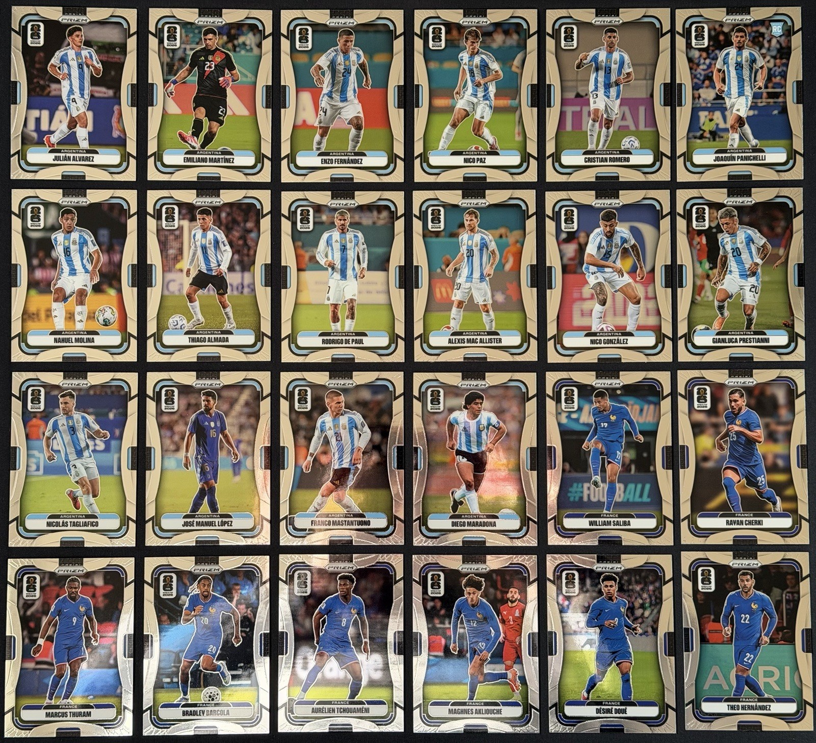 2026 Panini Prizm FIFA World Cup - Soccer Cards - #1-250 - Complete Your Set