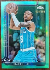2025-26 Topps Chrome Nick Smith Jr. #26 Aqua Refractor /199 Charlotte Hornets