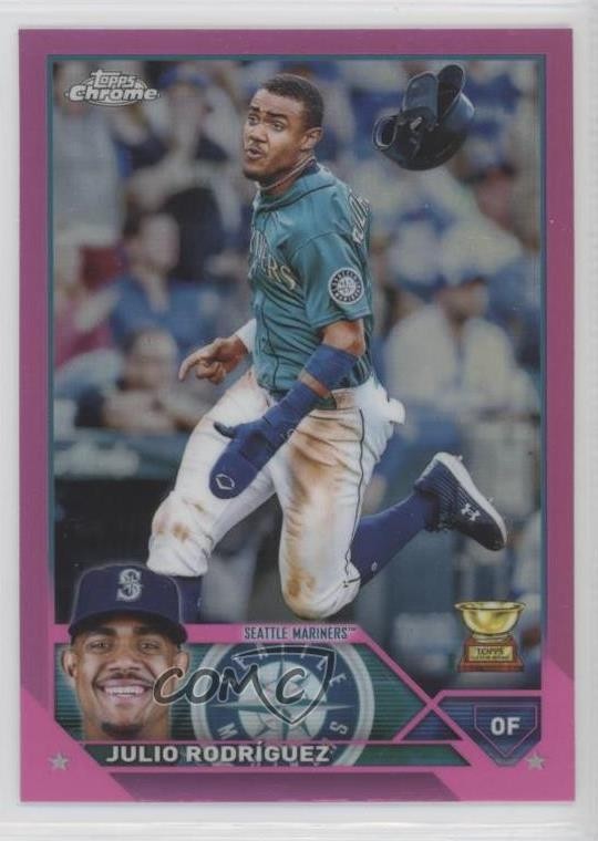 2023 Topps Chrome Pink Refractor Julio Rodriguez Julio Rodríguez #200 07qd