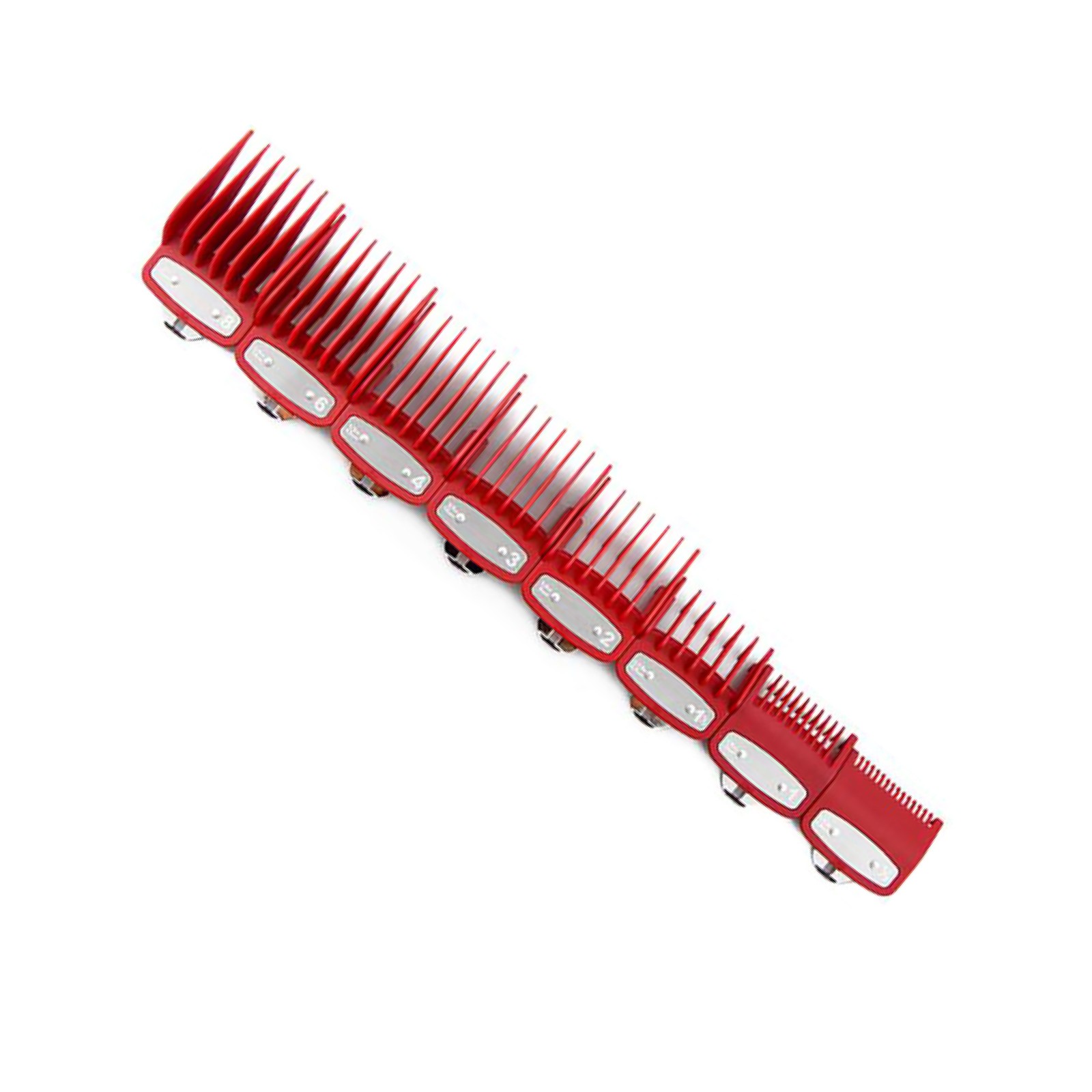 Replacement 8PCS Hair Clipper Metal Clip Guides Limit Combs Guards For WAHL