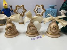 3 X PEZZI Decori ~ THUN ALBERO DI NATALE ADDOBBO CAMPANELLA ANNO 2009  2010 2011