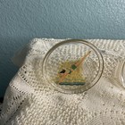 Lot of 6 Six Vintage Glass Coasters with Multinational Dancing Girls 2 3/4” — photo 5