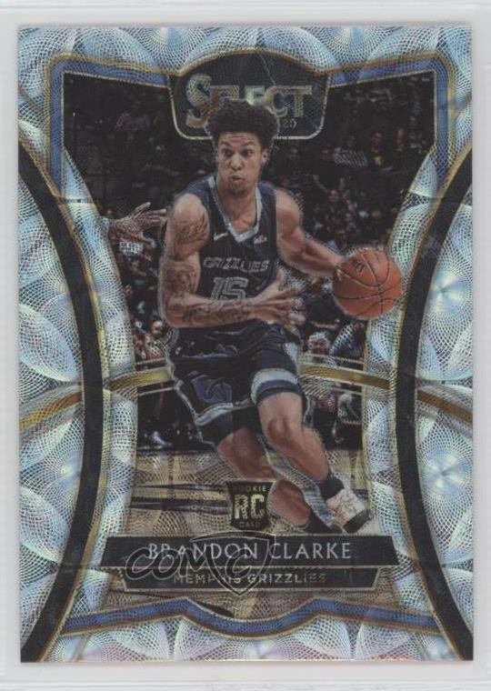 2019-20 Panini Select Premier Level Scope Prizm Brandon Clarke #104 0x9x