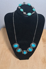 Turquoise Choker Neckless Bracelet