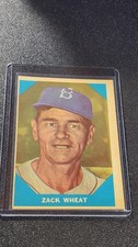 1960 Fleer Baseball Greats - Zack Wheat #12