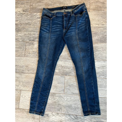 #ad Judy Blue 15 x 32 jeans 15x32 Denim Jean Skinny fit JB8863 front seam Hippie $24.18