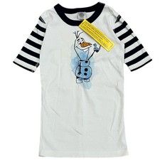 Hanna Andersson Olaf Disney Frozen Organic Short John Pajama Top NWT Kids 12 150