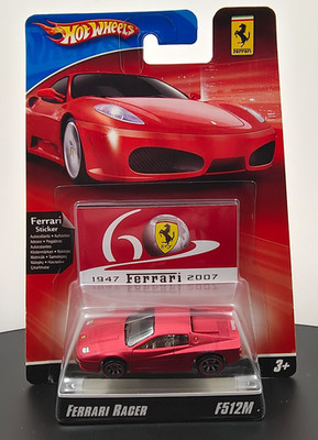 Hot Wheels FERRARI F512M FERRARI RACER MATTEL 2007 NEU OVP 1:64