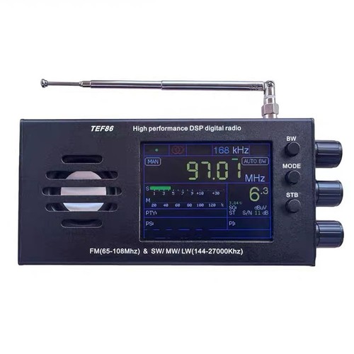 TEF6686 FM and SW/MW/LW Radio Receiver Precise Tuning with Knob Controls - Photo 4/13