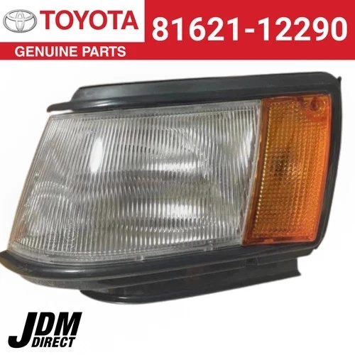 Lámpara de estacionamiento y separación con lente izquierda genuina Toyota 81621-12290 AE86 1985‐87 Foto 2 de 3