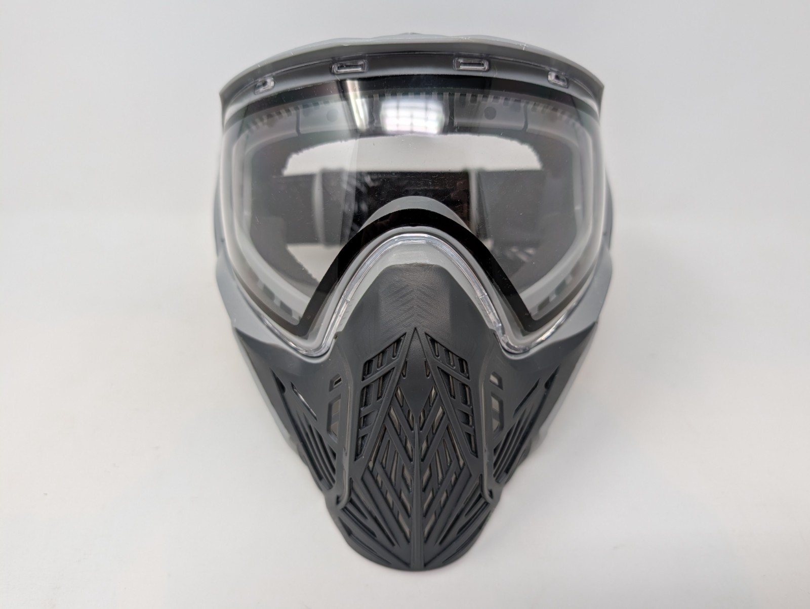 Used Bunkekrings CMD Paintball/Airsoft Mask/Google, Black, Gray, Clear Lens
