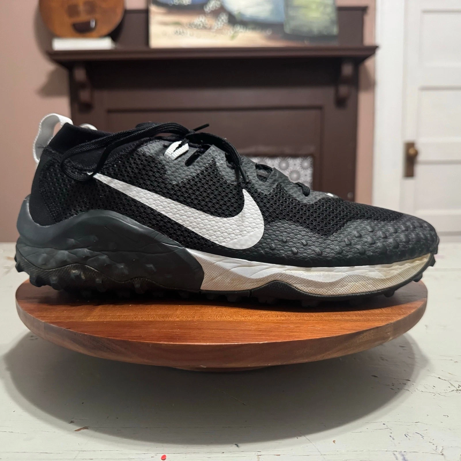 Nike Wildhorse 7 Mens Size 11 Black Trail Running Shoes CZ1856-002
