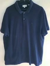 Lacoste Regular Fit Mens Size 3XL Short Sleeve Polo Shirt Navy Blue