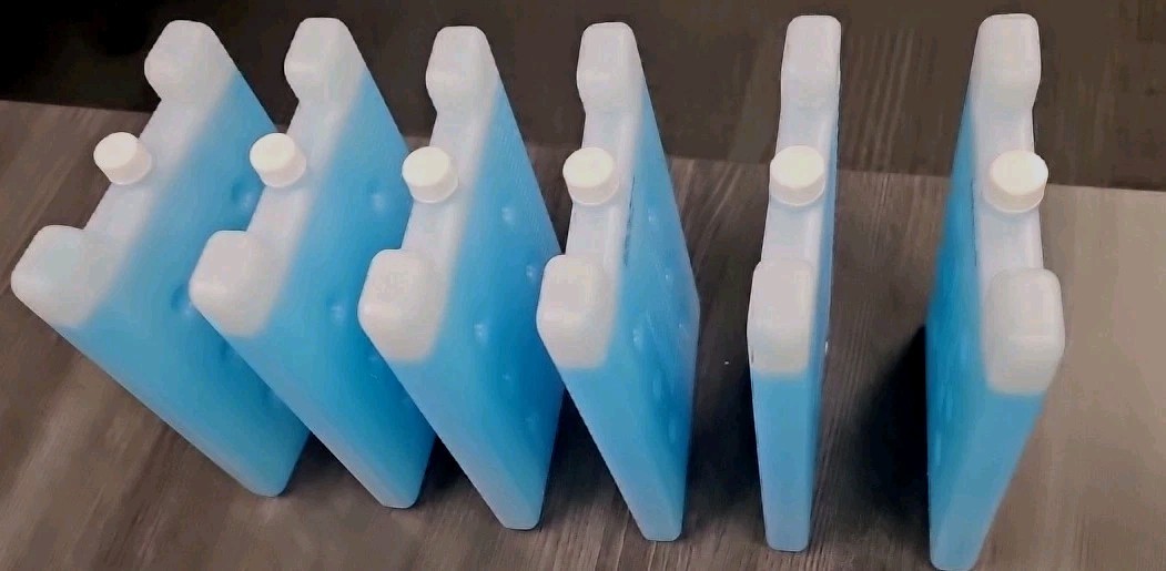 Thermocon HDPE Pro Reusable Ice Packs Cold Chain 0°C 7.5"x11" Commercial Grade
