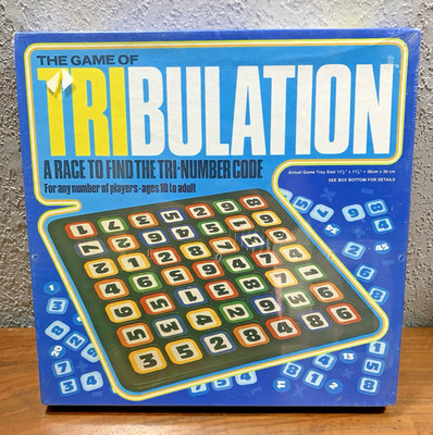 Vintage 1981 Game of Tribulation Whitman Board Game Sealed New