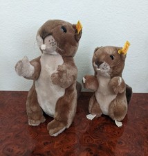 (2) / VINTAGE STEIFF ORIGINAL GERMAN BEAVERS "NOGY"