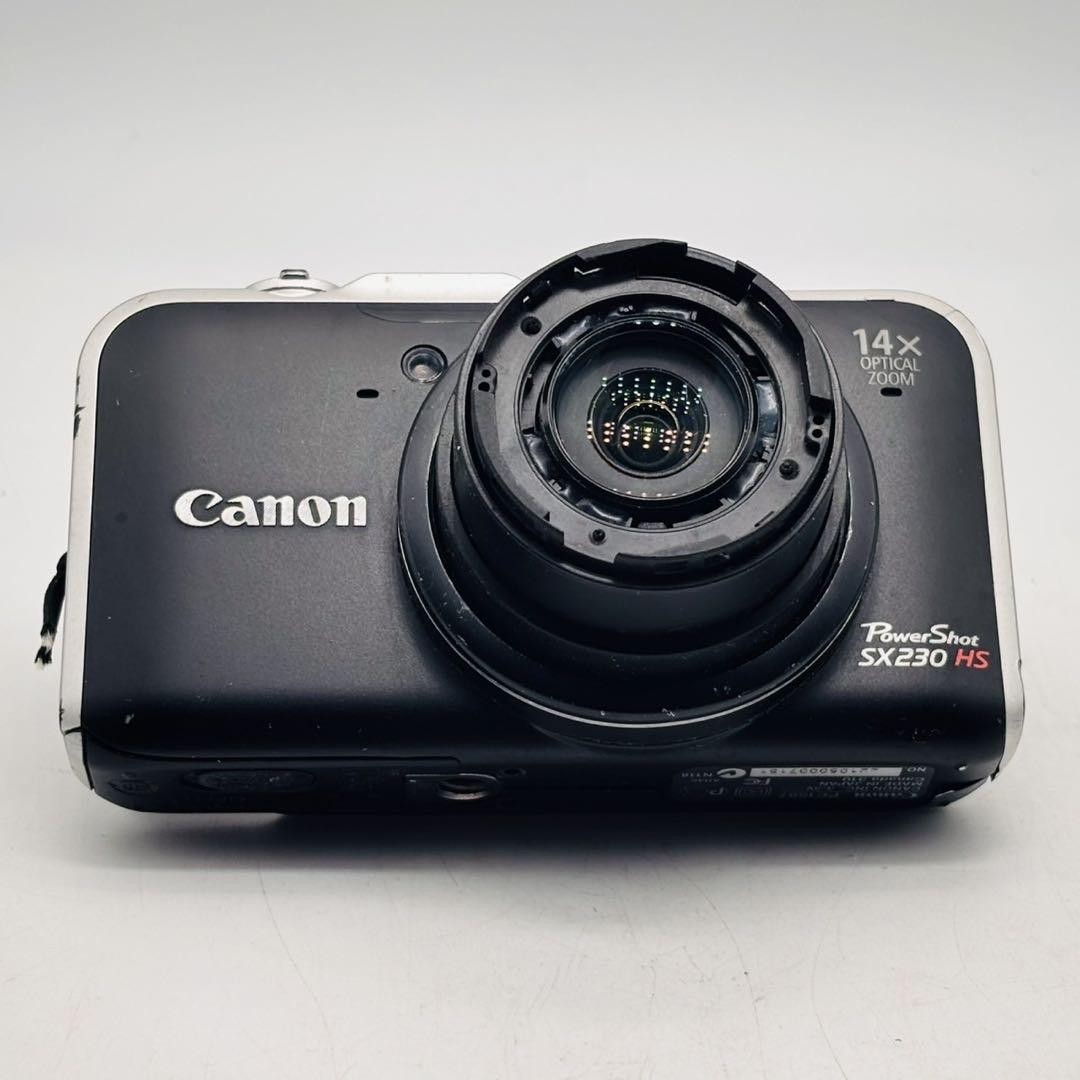 Canon PowerShot SX POWERSHOT SX230ジャンク品 Canon PowerShot SX230 HS 12.1MP Digital Camera - Black