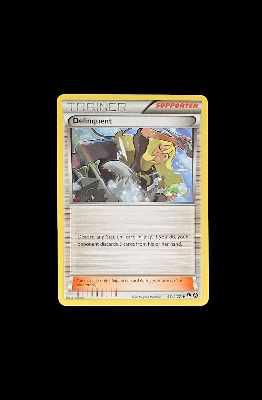 2018 Pokemon TCG Delinquent Trainer Supporter 98a/122