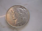 1923 D Peace Dollar Silver AU
