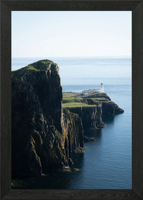 Neist Point Leuchtturm gerahmtes Wandbild Poster Leinwanddruck Bild