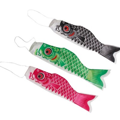 3x Japan Koi Fish Flag Karpfen Japanese Koinobori Flag Kite Sailfish Outdoor