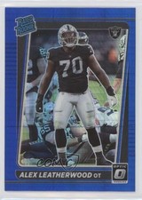 2021 Panini Donruss Optic Rated Rookie Blue Hyper Prizm Alex Leatherwood 0nx3