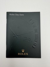 ROLEX DAY-DATE KIT BOOKLET AUSSTATTUNG BOOKLET DEUTSCHE SPRACHE JAHR 2008 ORIGINAL