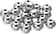 Stainless Steel Spacer Beads for Jewelry Making - 12mm Loose Balls