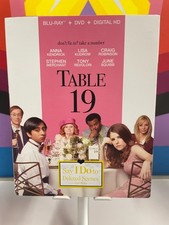 Table 19 2-Disc Edition Blu-Ray + DVD 2017 NEW w/ Slipcover