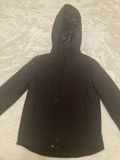 Kid  s black jacket with hood Size medium 10-12 boys Winter Wear Coat