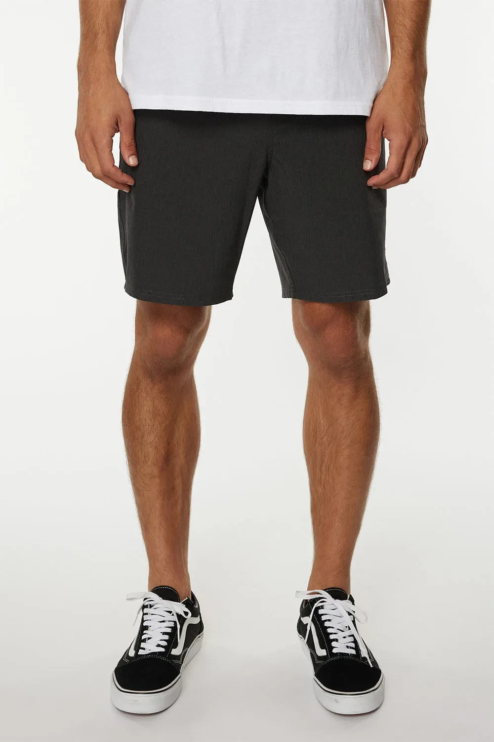 "O'Neill Reserve Hybrid Shorts Mens XL Black Stretch 18\" Drawstring Waist DSGL399"