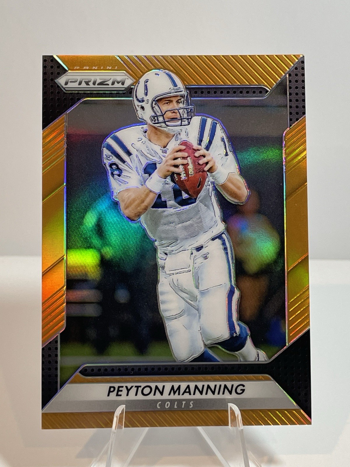 2016 Panini Prizm Orange Prizm 246/299 Peyton Manning #125 HOF