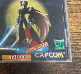 Rockman X4 for Sega Saturn SS software with case, manual japan JP used junk