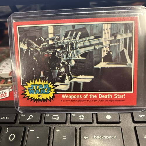 1977 Topps Star Wars #81 Weapons of the Death Star!