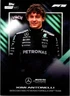 2025 Topps F1 Lights Out Kimi Antonelli Drivers Base