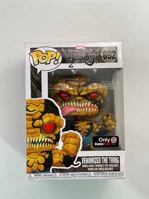 Funko Pop! Marvel: Venomized The Thing #692 GameStop NON-MINT BOX SEE PICS KT