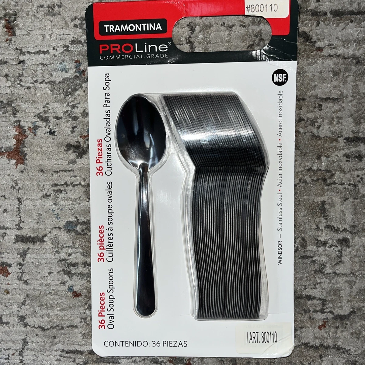 Tramontina Stainless Steel Soup Spoon Single Flatware Pieces for 