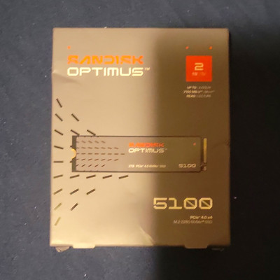 SanDisk Optimus 5100 2TB M.2 2280 PCI Express Internal SSD Black SDSSDH231T00G25